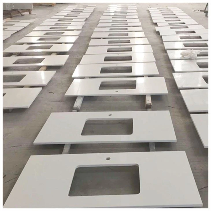 Prefab Quartz Bathroom Countertops