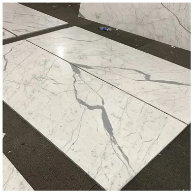 Bianco Statuario hvít marmaraflísar