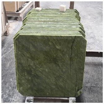 Ming grænar fáðar marmaraflísar