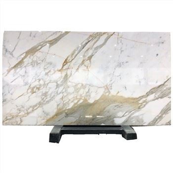 Hvítur Calacatta gull marmari