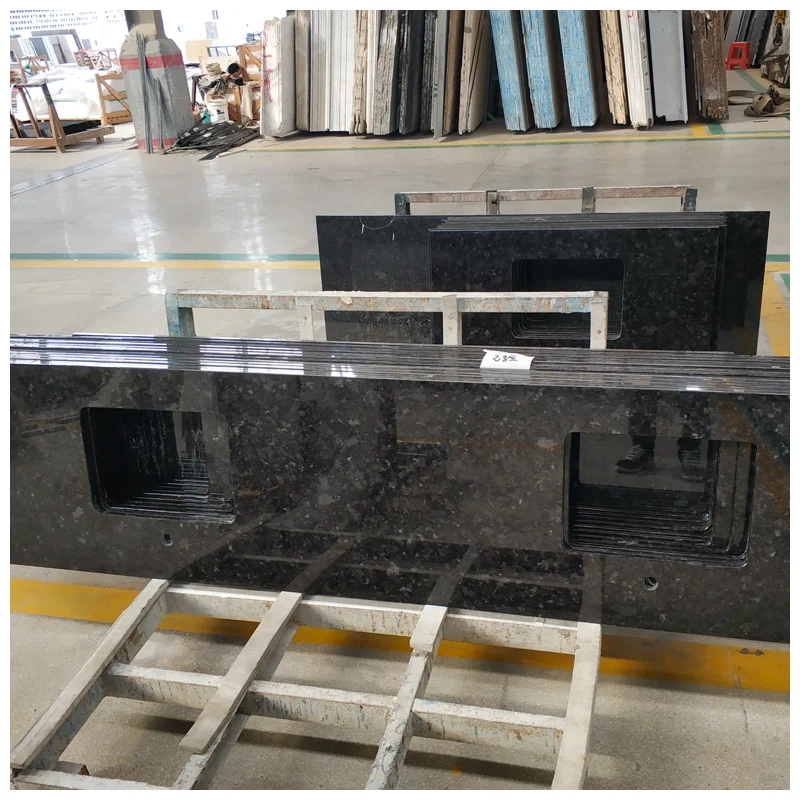Angola Brown Granite Rectangular Sink Countertops