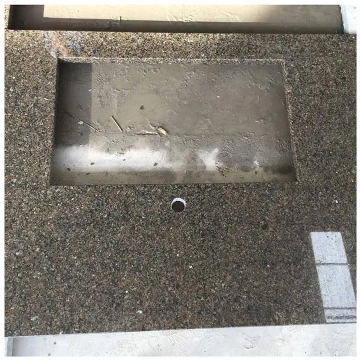 Prefab Tropical Brown Granite Countertop