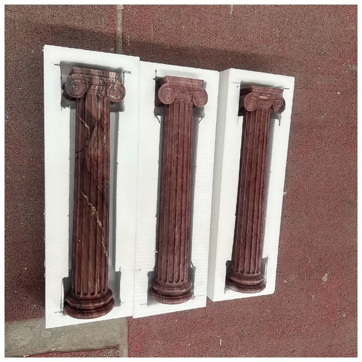 Revolution Wave Red Quartzite Mini Roman Pillars