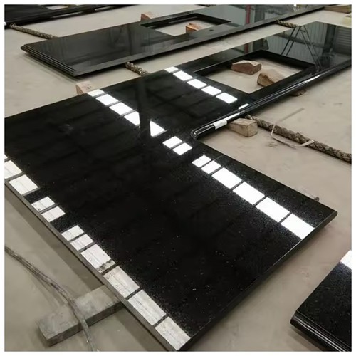 Black Galaxy Granite Kitchen Countertop For Apartment Black Galaxy Granite Kitchen Countertop For Apartment