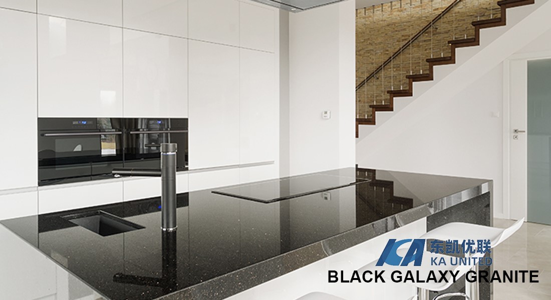 Black Galaxy Granite Kitchen Tops Factory KA UNITED Black Galaxy Granite Kitchen Tops Factory KA UNITED