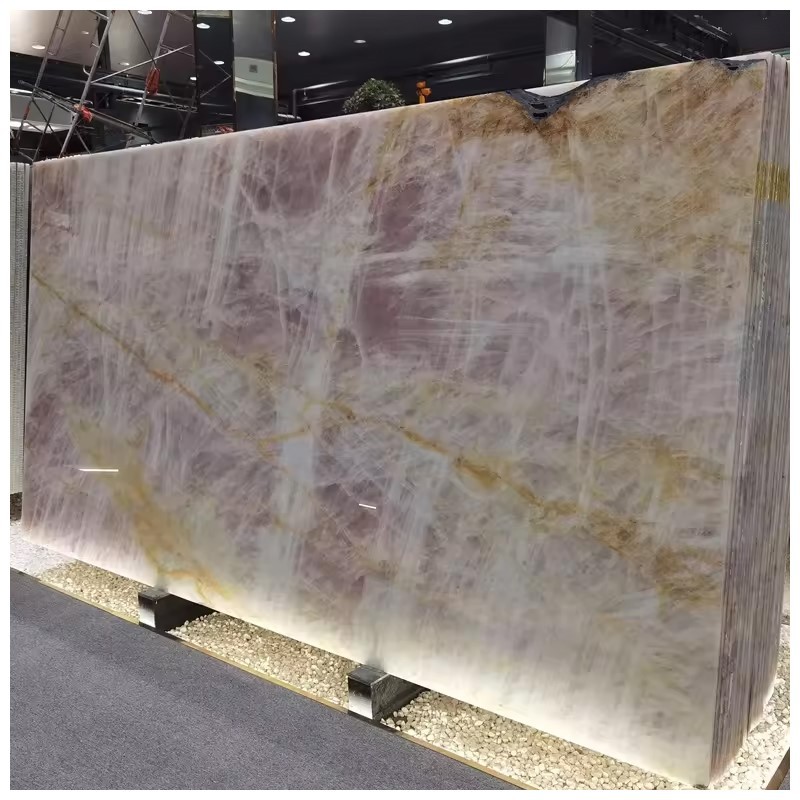 Pink Cristallo Quartzite Stone Pink Cristallo Quartzite Stone