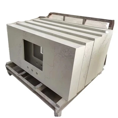 Carrara White Quartz borðplata