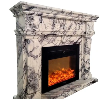 Milac Lilac Marble Rafmagnseldstæði