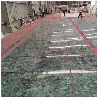 Palladium smeraldo grænir kvartsítflísar